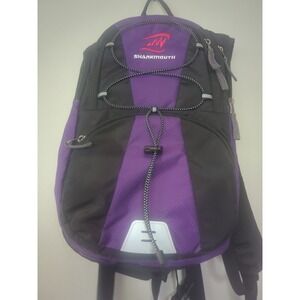 Sharkmouth Hydration Backpack Purple Black Cycling Hiking Daypack Small Bike